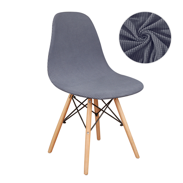 Pcs Velvet fabric Bar Chair Cover Washable Removable Seat Cover Armless Shell Chair Covers for Banquet Home Hotel