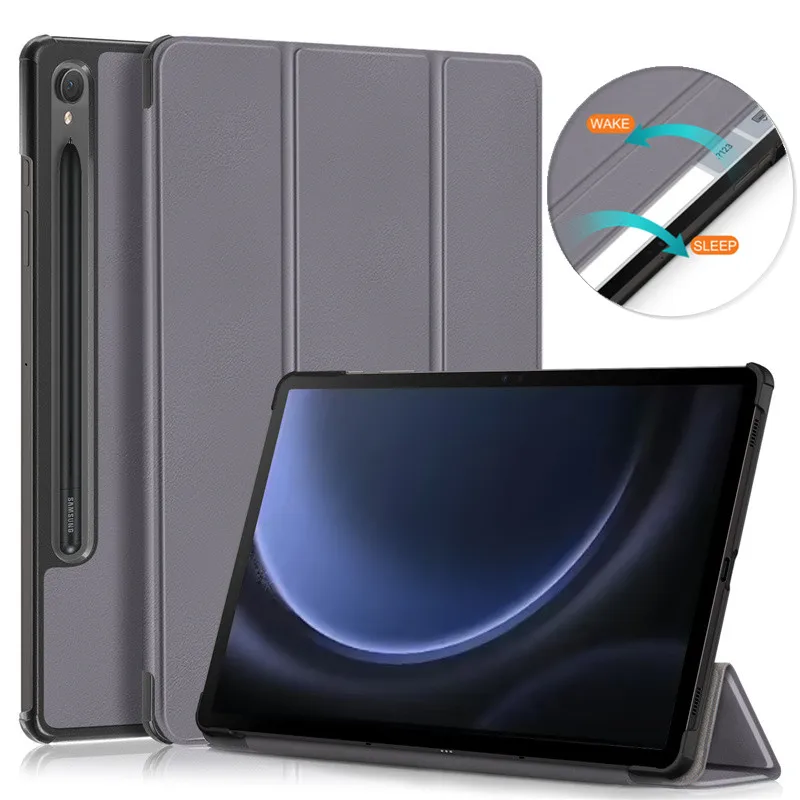 Estojo Magnético para Tablet Smart Stand Capa para Samsung Galaxy Tab s9 fe Sm-x510 X516b 10.9 2023