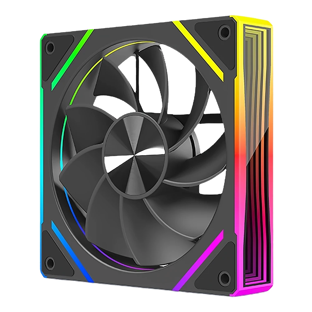 120mm PC Case Fan with RGB Lighting and Daisy Chain