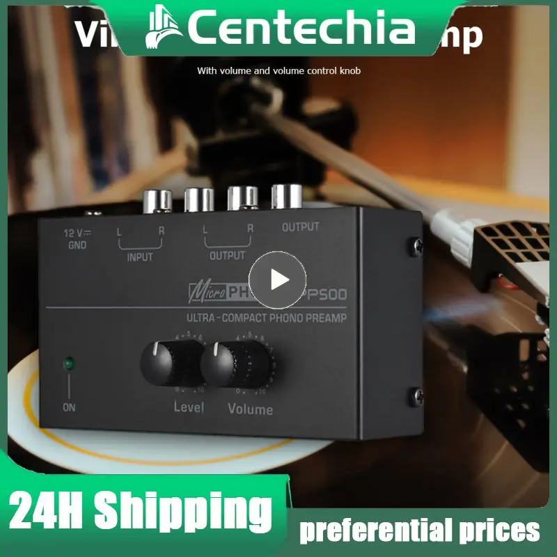 

Предварительный планшетофон с уровнем регулировки громкости, входной выход RCA, 1/4 дюйма, выходные интерфейсы TRS для винилового проигрывателя LP