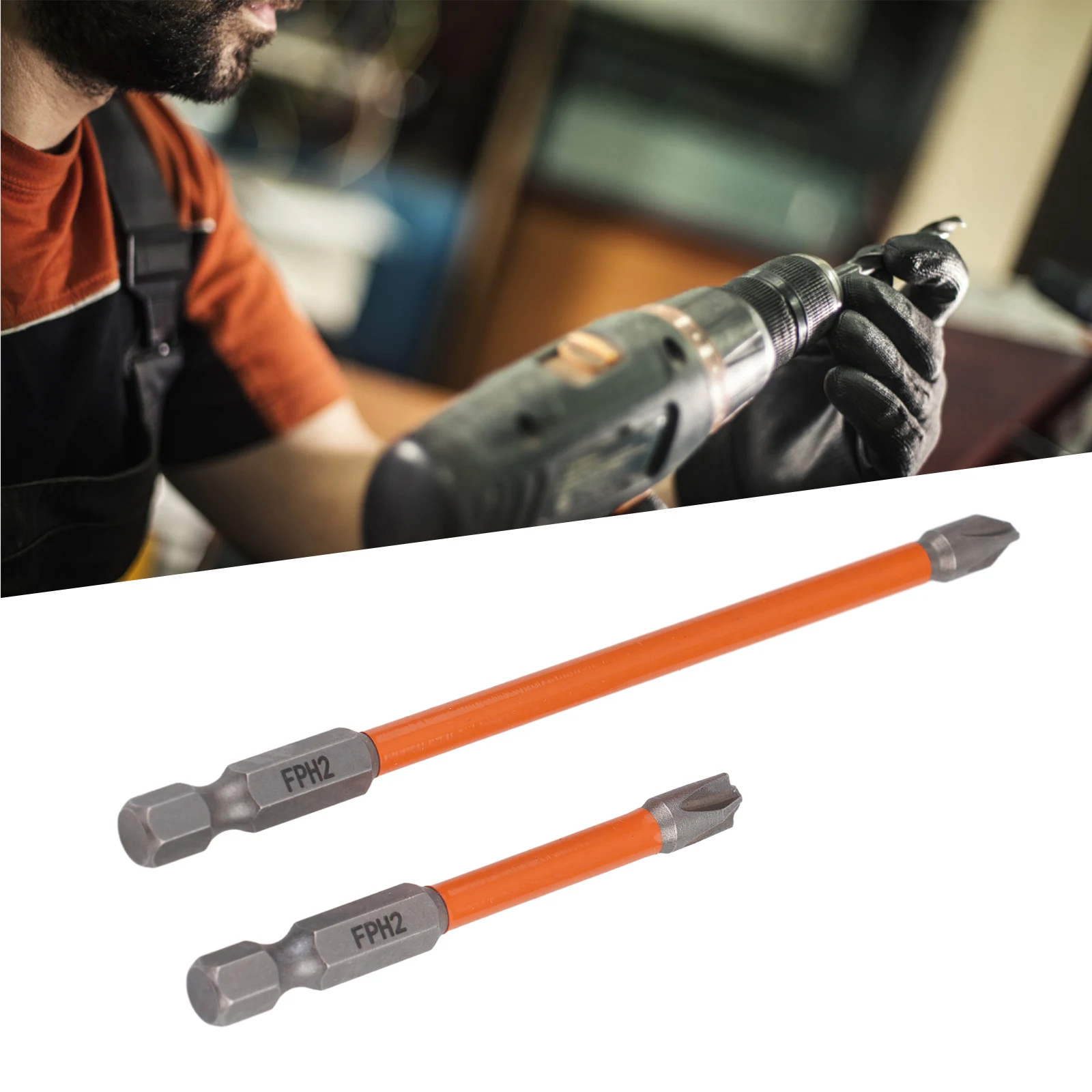 

1pc Or 2pcs Screwdrivers Set 65mm/110mm FPH2 Magnetic Slotted Cross Screwdriver Bit For Electrician Special Screwdrivers Tools