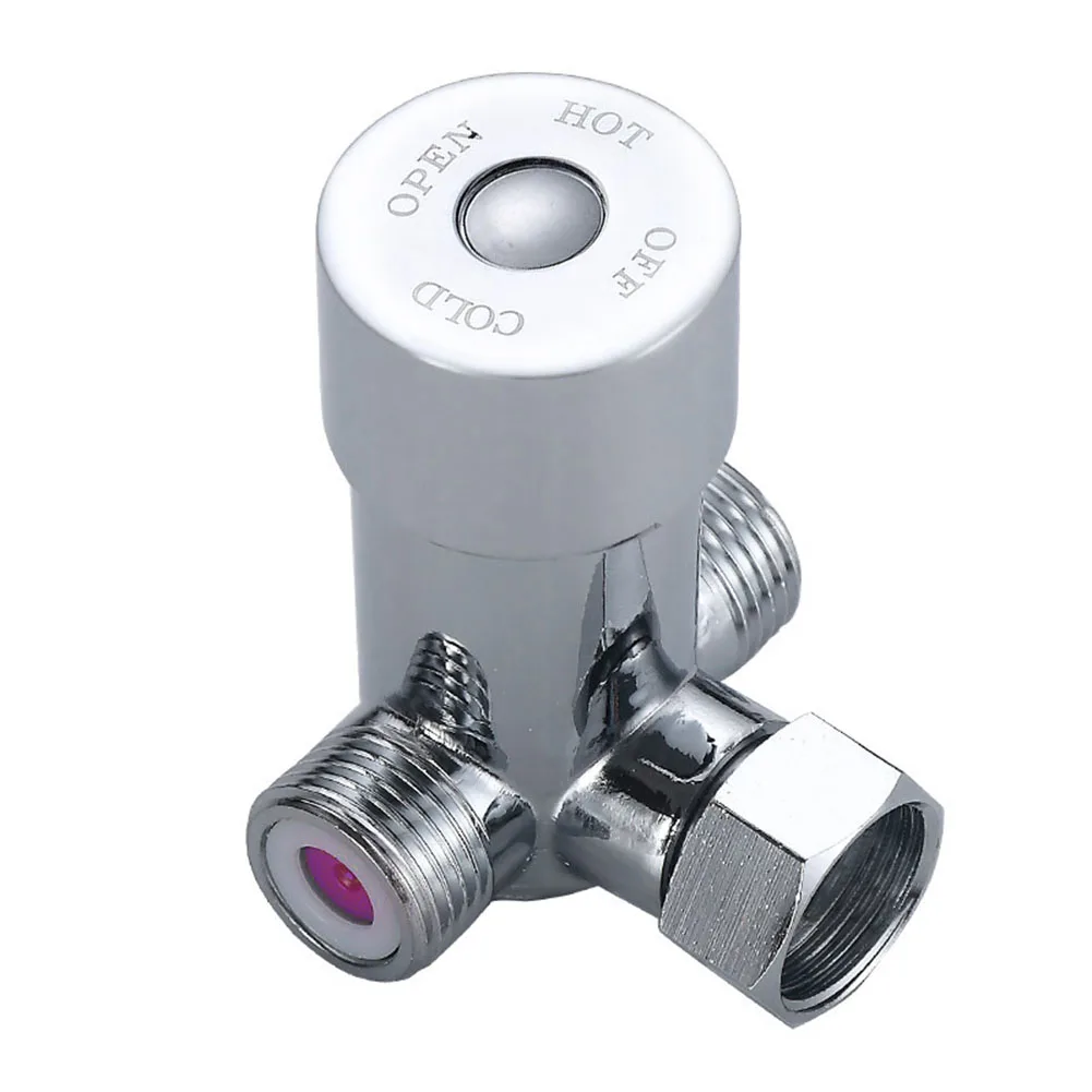 G1/2 Hot Cold Water Mixing Valve Thermostatic Mixer Adjustable Tap Water Temperature Control Valve Bathroom Accessories 6