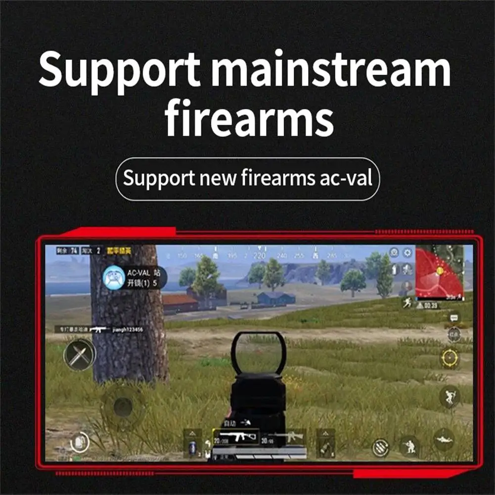 Portable Game Joystick Trigger Wireless Bluetooth-compatible 5.0 L1 R1 Gamepad Handle for Android iPhone PUBG Gamepad Controller