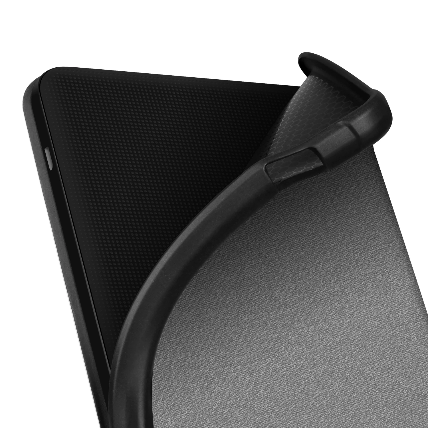 Premium Soft Fabric Smart Case with Hand Strap for Kobo Libra - Magnetic Protective Slimshell Cover