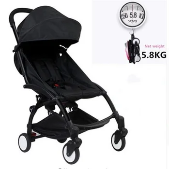 Passeggino originale Yoya Carrozzina da viaggio portatile Carrozzine pieghevoli Telaio in alluminio Auto leggera per neonato