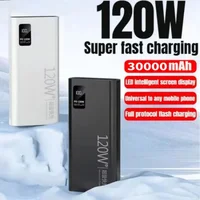 Xiaomi 30000mah Power Bank 120w Super Fast Charging 100% Sufficient Capacity Portable Charger Battery For Iphone Huawei Samsung 2