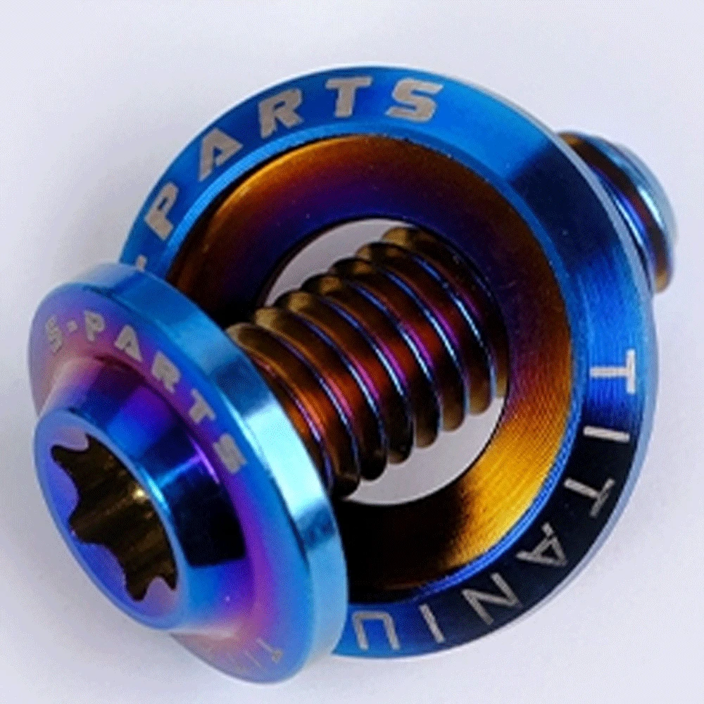 Parafuso de Cabeça de Cogumelo para Motocicleta Gr5 Liga de Titânio Faça Você Mesmo Arruela Gr5 a3 D16 mm m8 P1.25 mm x 15 mm 18 mm 20 mm 25 mm 30 mm 35 Milímetros 40 Milímetros 45 Milímetros pc