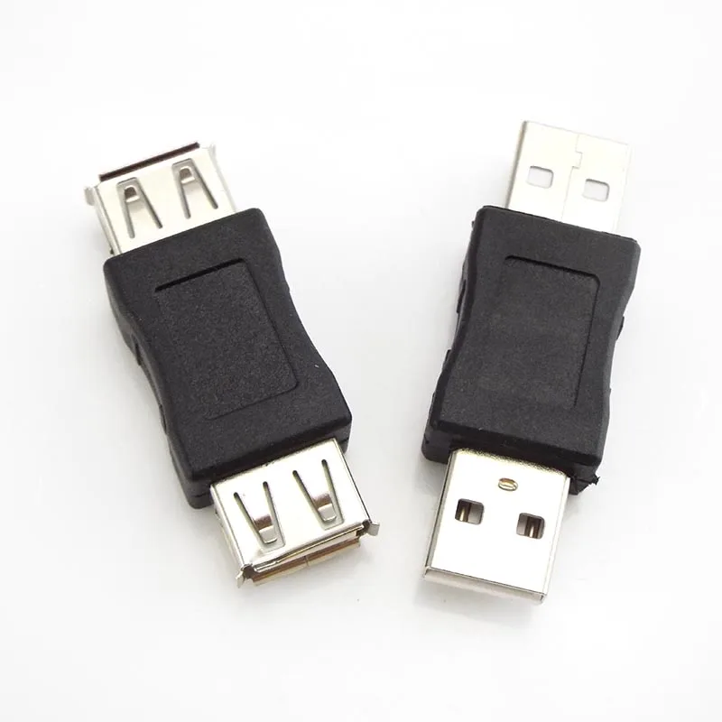 USB 2.0 Type A Female to Female Coupler Adapter and Male to Male Extender Converter