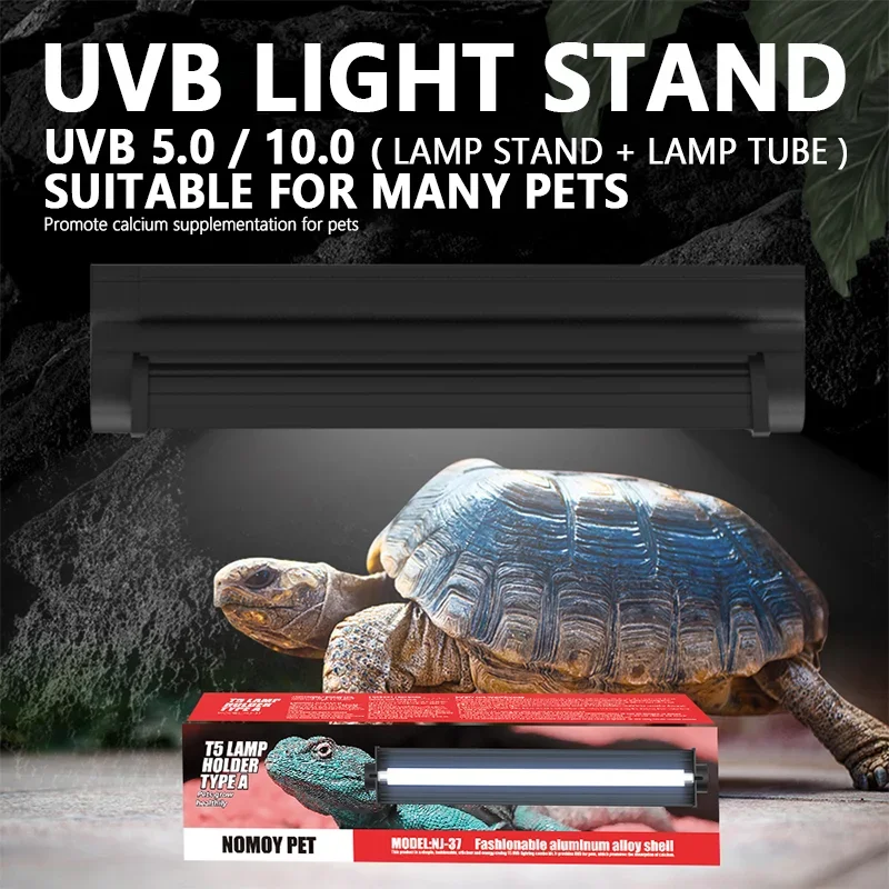 Reptile Heating Lamp UVB 5.0/10.0 Light Tube Turtle Basking Lamp Bracket Calcium Supplement Light Stand Amphibians Supplies