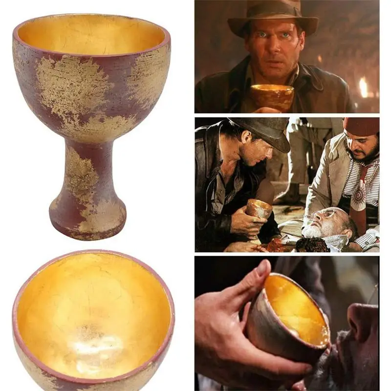 Indiana Jones Holy Resin Graal Cup Crafts For Indiana Jones Fans Resina Halloween Puntelli Decorazioni Accessori Per La Decorazione Della Casa