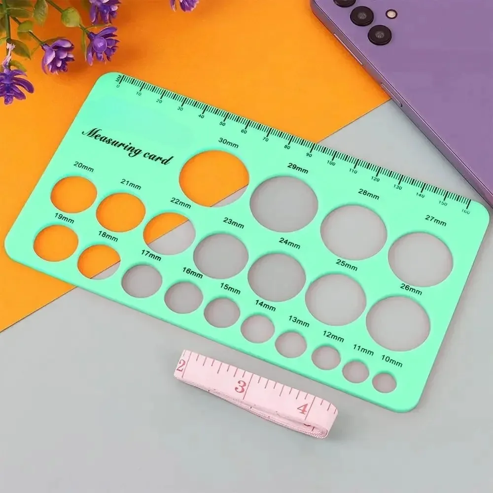 Nipple Ruler for Flange Sizing, Soft Flexible Silicone Measurement Tool for Breast Pump Sizing,Easy to Use for Pumping