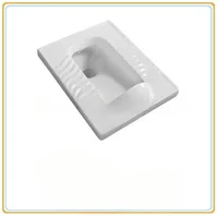 China product bathroom squatting pan with fender ceramic pan 2