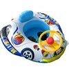 Inflatable Baby Swimming Rings Seat Floating Sun Shade Toddler Swim Circle Fun Pool Bathtub Beach Party Summer Water Toys 4