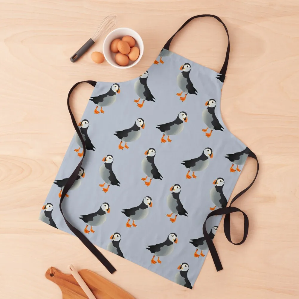 

Little Atlantic Puffin Apron Apron women's customizable apron kitchen supplies