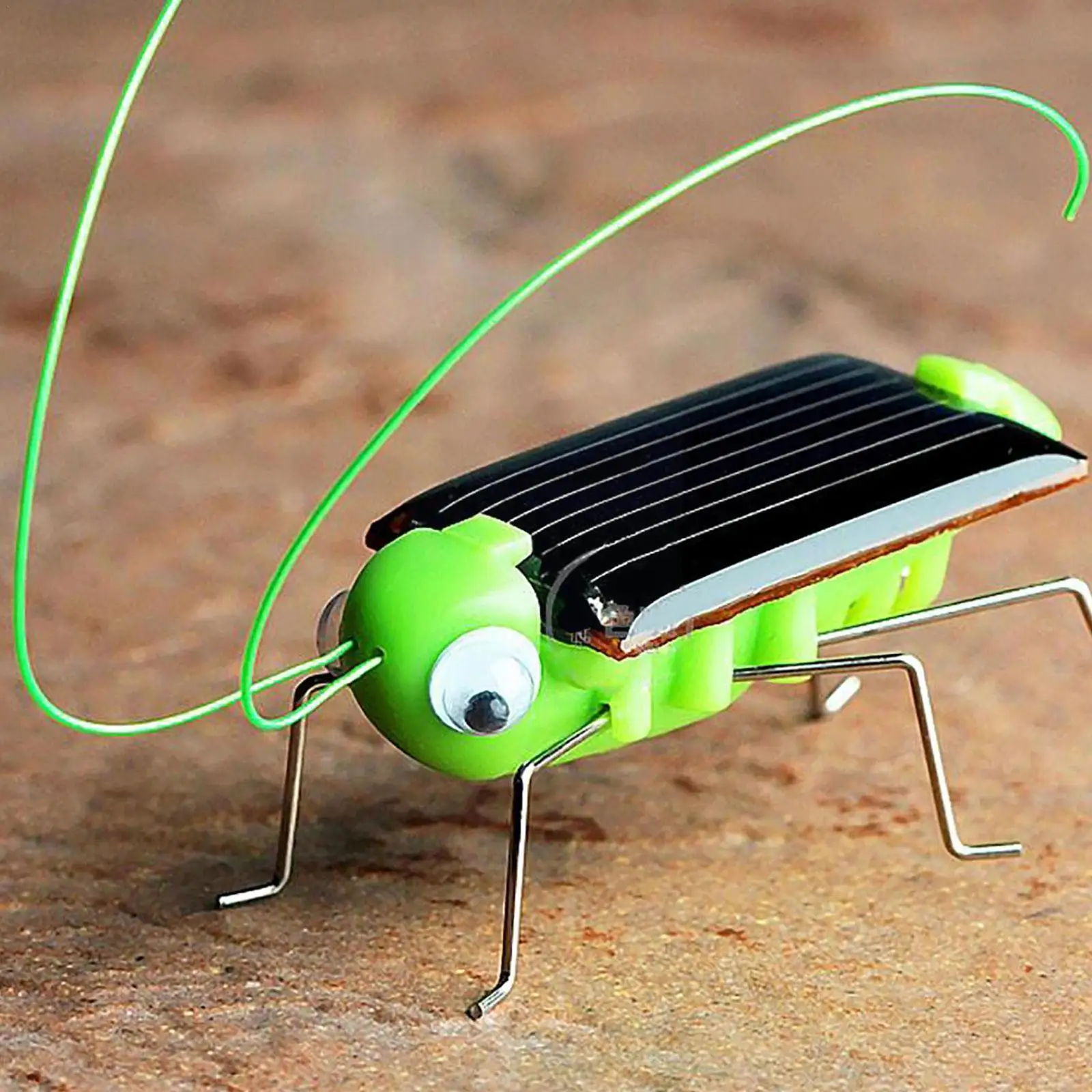 

1pc Mini Solar Energy Powered Robot Cockroach/grasshopper Toy Gift Insect Kid Solar Toy Educational Simulation Moving Funny W3p4