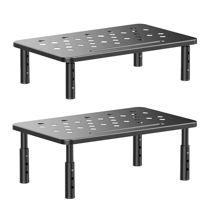 Monitor Stand Adjustable Desk Monitor Rack Holder PC Screen Stand for Office Studio Working Study Students