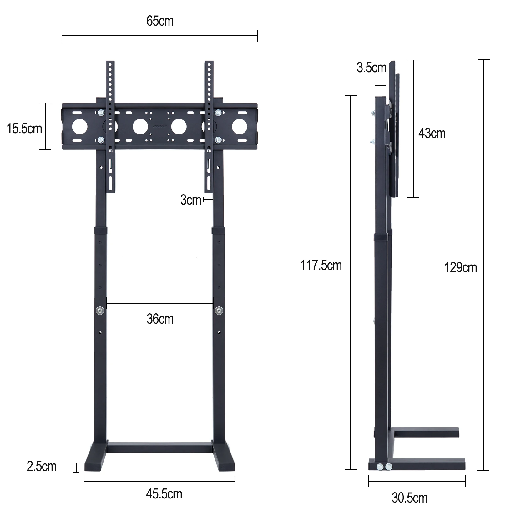 Soporte Tv de 32 A 65 Pulgadas Con Inclinación - GLOBAL SOPORTE P AUDIO TV  Y VIDEO - Megatone