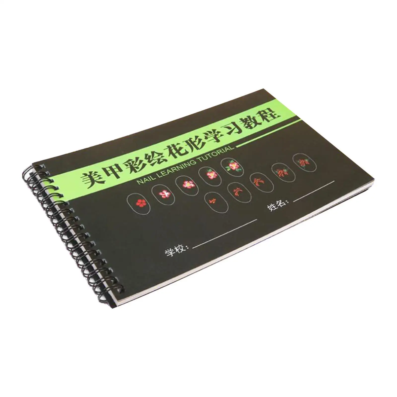 Nail Art Practice Template Learning Paper Book for Beginner Painting 5