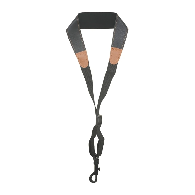 

Saxophone Neck Strap with Soft Leathers Padded for Alto Tenors Clarinet Oboe Sax