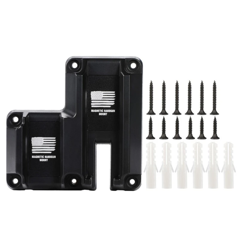 

Магнитная стойка для крепления пистолета с плоской вершиной 2 в 1 Автомобильный стол Скрытый магнитный держатель