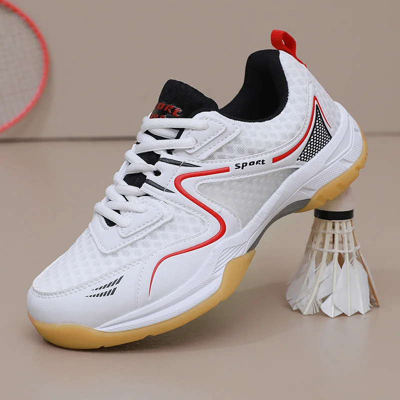 

2024 Professional Badminton Shoes Men Women Size Plus 36-46 Tennis Shoes Ladies Luxury Baminton Sneakers Kids Tennis Sneakers