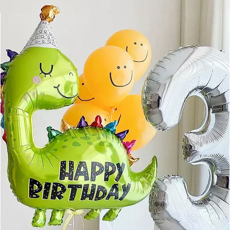 Dinosaur Aluminum Film Balloon Party Birthday Set Children's Party Decoration Dinosaur Style Balloon