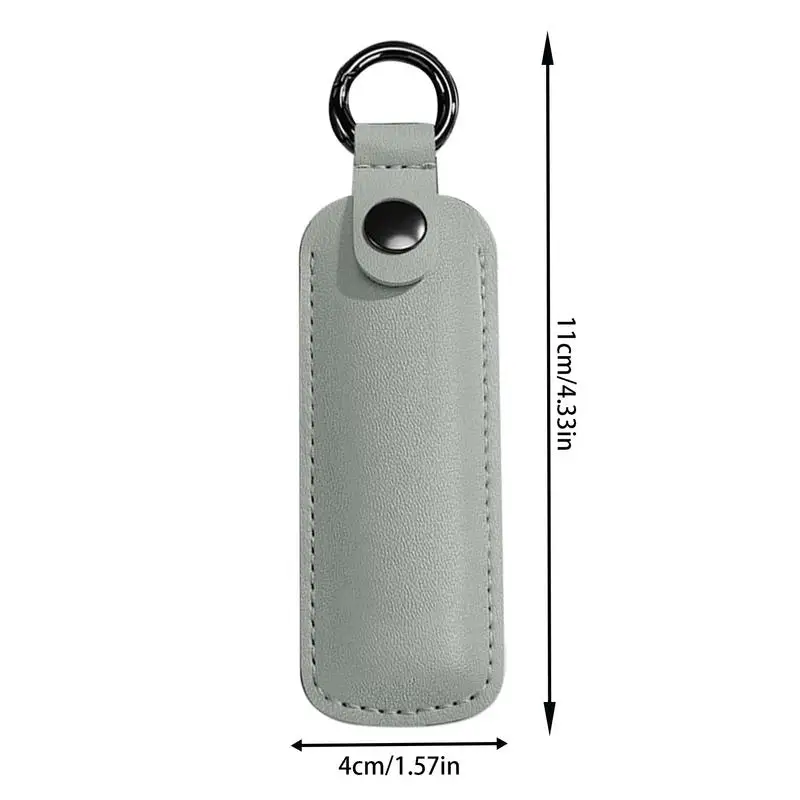 Custodia protettiva per disco U in pelle PU Custodia protettiva Custodia per unità flash USB Custodia anti smarrimento Portachiavi Accessori digitali - immagine 6