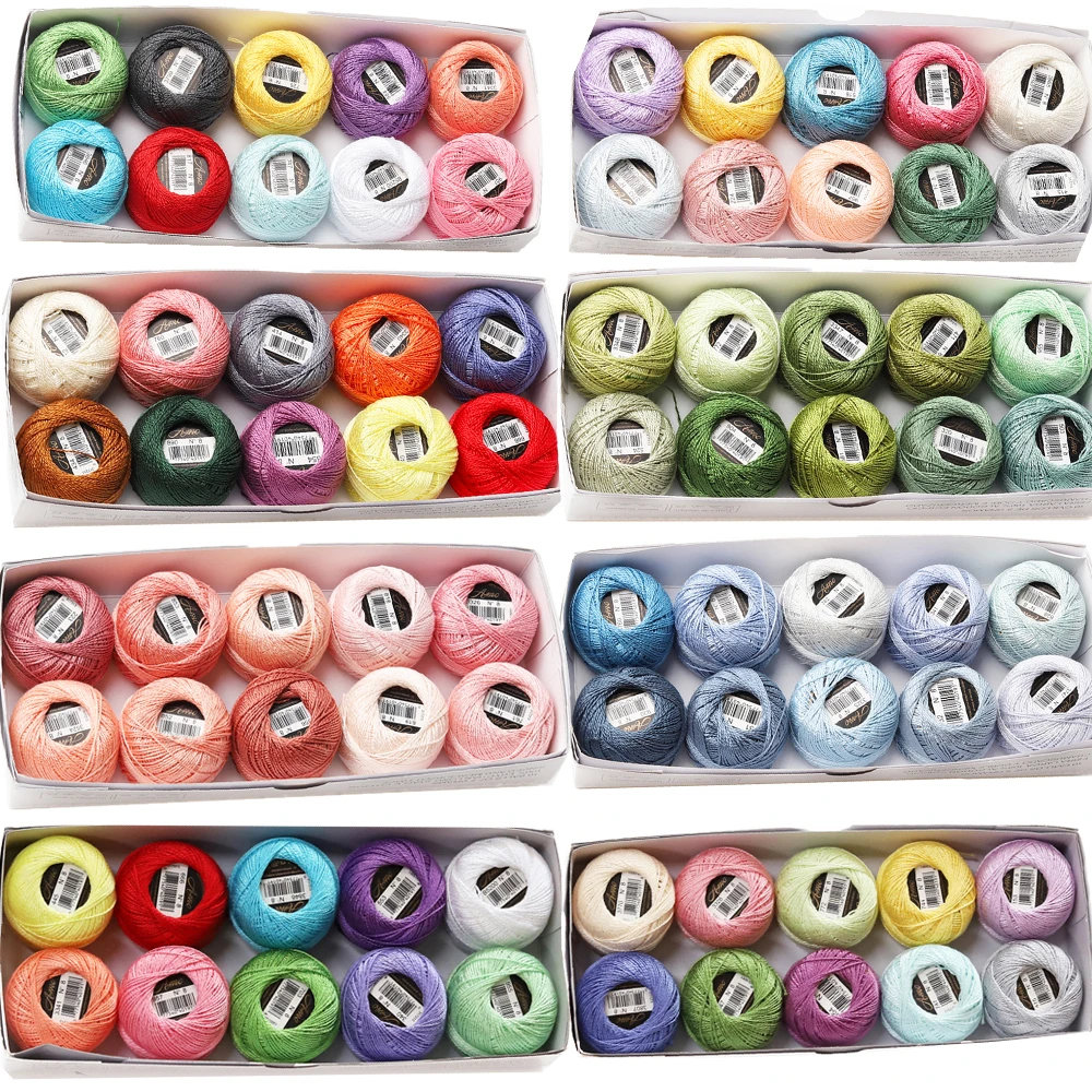 Egyptian Pearl Cotton Crochet Thread Cotton Pearl Crochet Thread Size