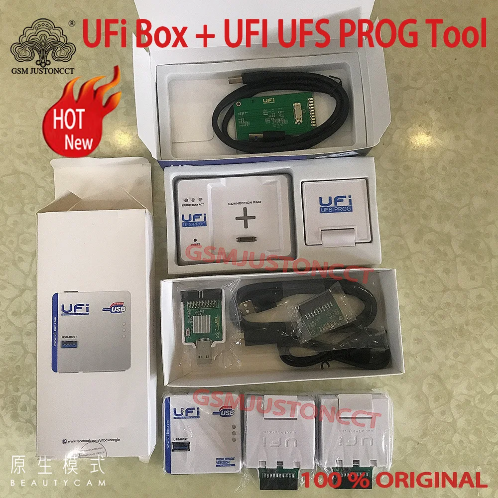 Gsmjustoncct UFI 박스, UFS-Prog-전세계/국제 버전 UFI 박스 + UFS 소켓