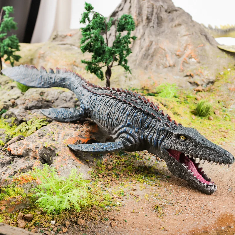 

1Pcs Simulation Model Dinosaur Animal Ornaments Fun Dragon Toy Model Jurassic Marine Life Boy Plastic Science And Education Gift