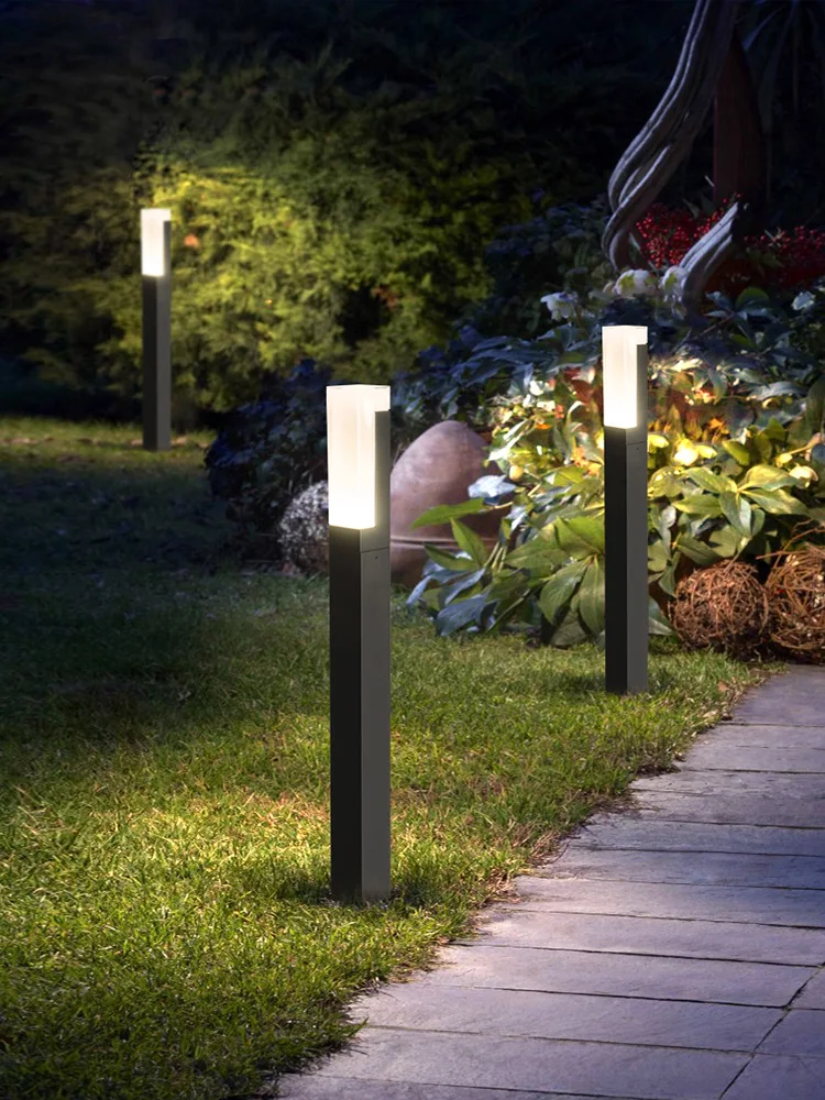 Nouveau Extérieur IP65 Imperméable A MENÉ LA Lumière De Pelouse 10W Villa Chemin de Jardin Carré Paysage Pelouse Lumière AC85-265V