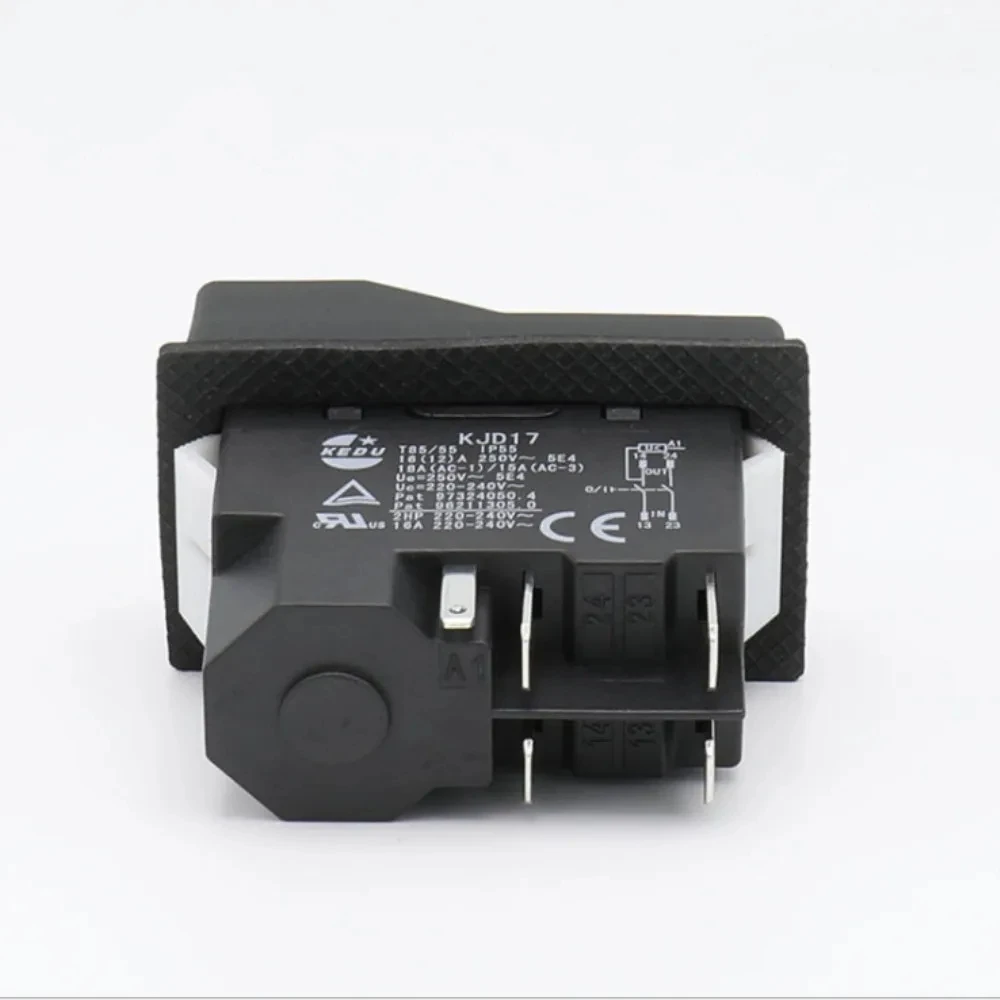 6-pins Drukknop, Industriële Waterdichte Elektromagnetische Drukknop Voor Kjd22 Draaibank Tafelzaag~p144629697
