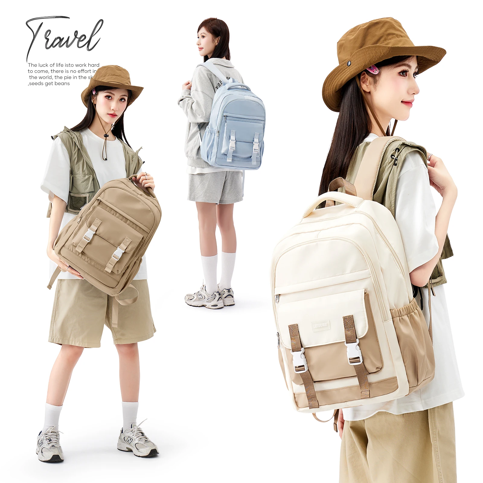 

Backpacks for Students High Capacity College Women Backpack Trendy Laptop School Bag Girl BookBag Aesthetic Bags Travel Backpack