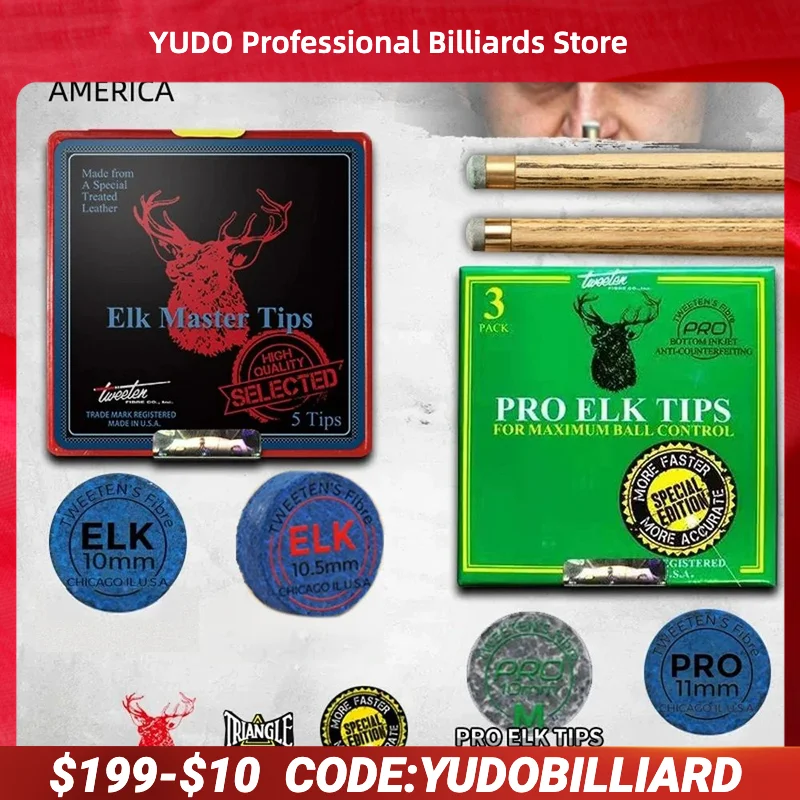 ELK MASTER TIPS 14mm 2個セット ELK MASTER TIPS 14mm 2個セット Elk Master Tips, 13mm (Box of 50)