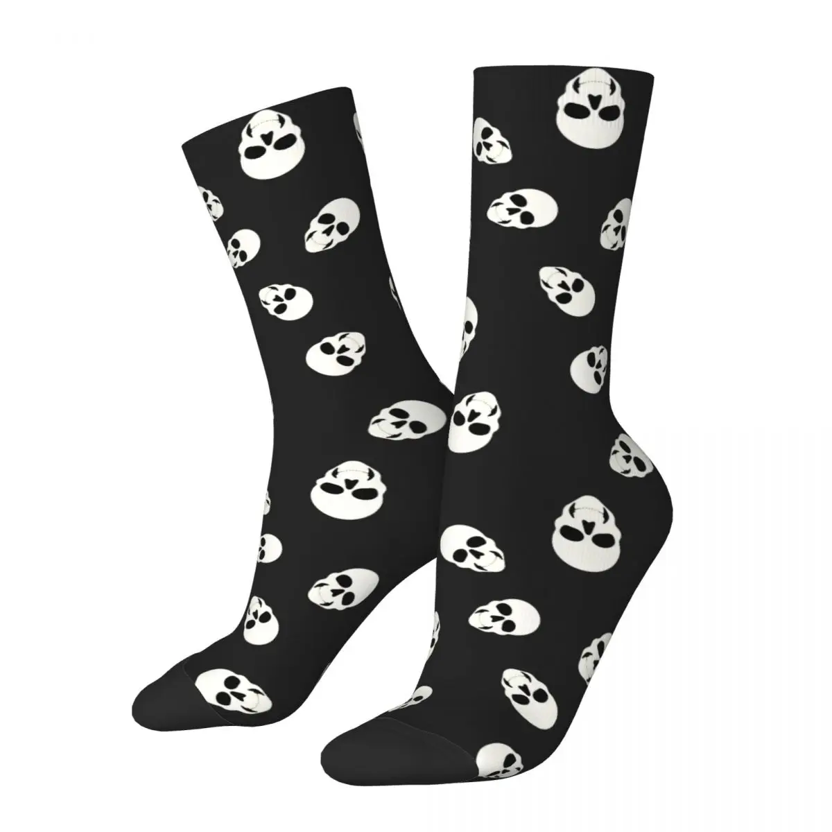 

Hip-hop Cool Skull Basketball Socks Polyester Middle Tube Socks for Women Men Sweat Absorbing