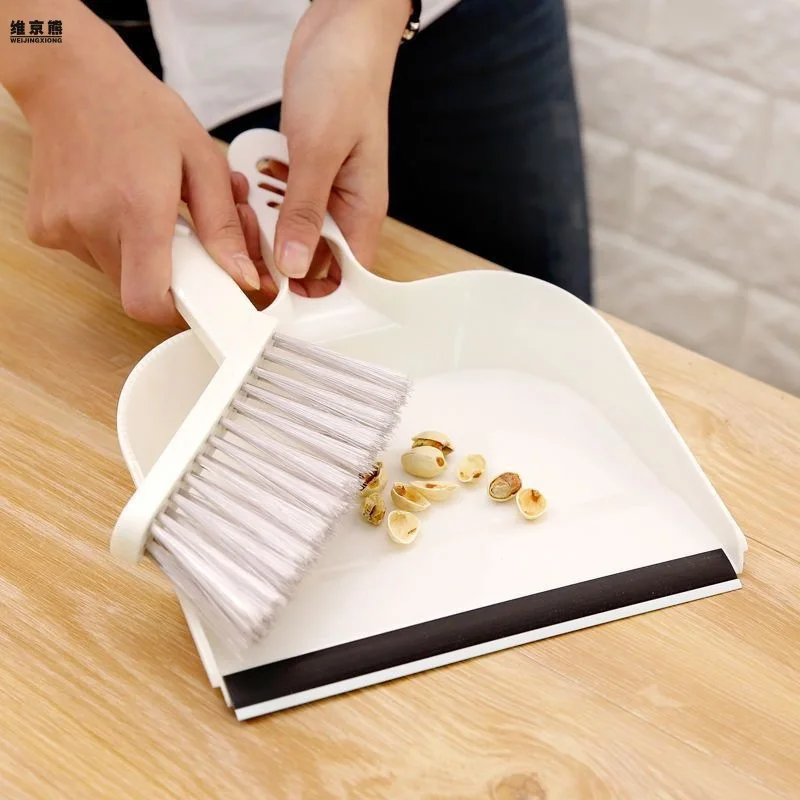 

Multi-Purpose Mini Broom and Dustpan Set with Garbage Shovel for Desktop Office Room Cleaning Household Mini Desktop Dust Soft