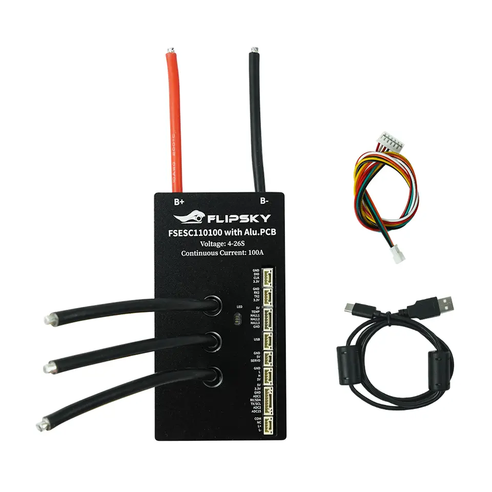 Flipsky FSESC 110100 High Voltage 110V With Aluminum PCB Based on VESC For Fighting Robot Surfboard AGV Robot image 2
