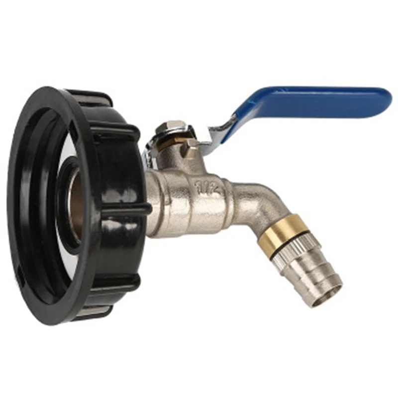 

Резервуар крана IBC с шаровым выходом, 3/4 дюйма, для пищевых продуктов, быстрое соответствие 60x6 1000 л, контейнер для дождевой воды, латунный шланг, кран