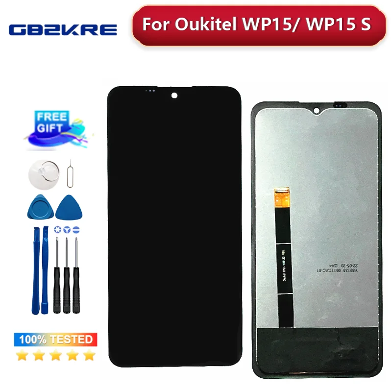 

6.52" Original For Oukitel WP15 LCD Display+Touch Screen Screen Digitizer Assembly Replacement For New Oukitel WP13 WP15S LCD