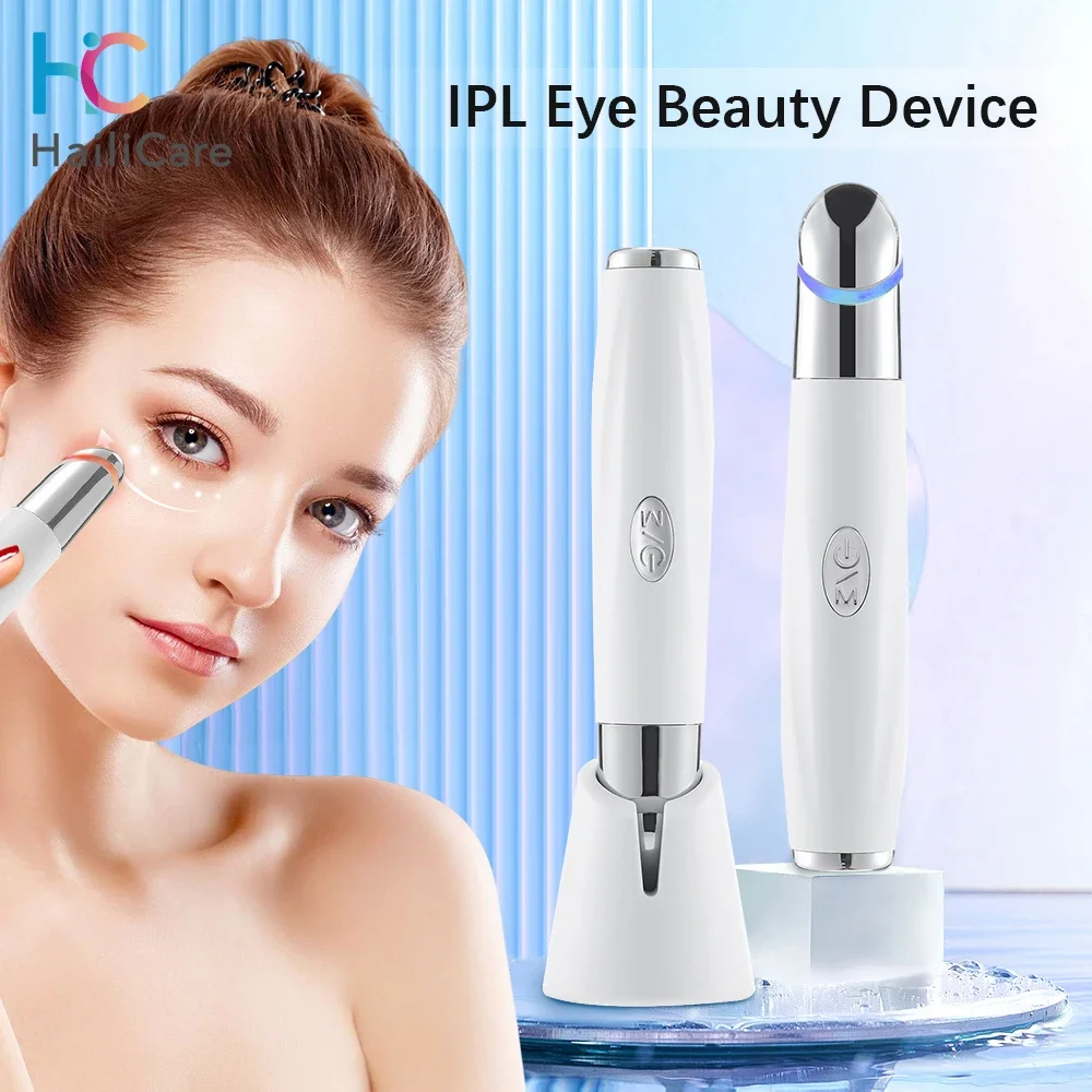 New IPL Vibration Eye Massager Anti Dark Circle Blue Light Anti Wrinkle Hot Compress Beauty Care Device eye massager