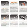 6 in 1 Gas Hedge Trimmer Weed Eater Brush Cutter Pole Saw Chainsaw Kit with Adjustable Length and Multi-angle Adjustment Garden 3