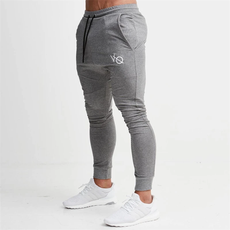 Men's Sweatpants Joggers Fitness Cotton Embroidered Casual Pants