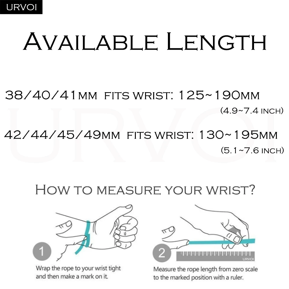 URVOI Ocean Band Silicone Stretch Bracelet