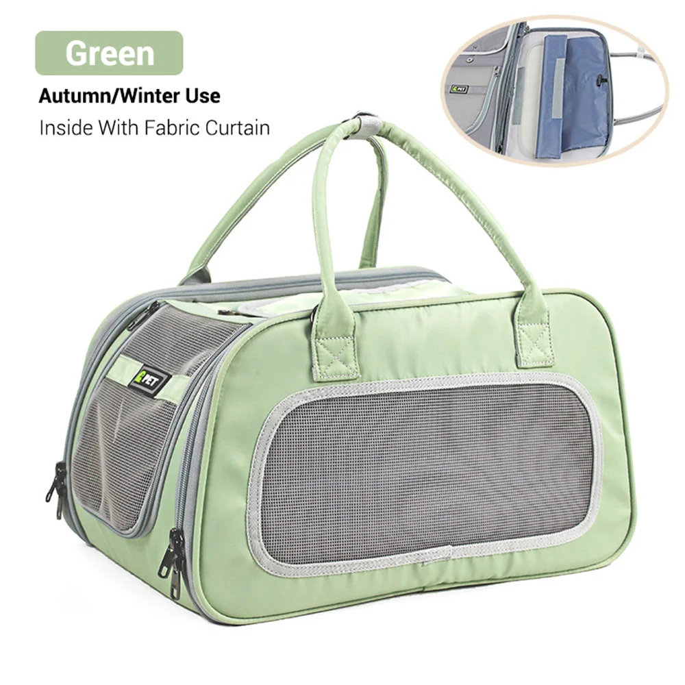 green with curtain