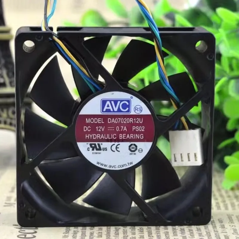 

New Cooler Fan for AVC DV07020R12U 12V 0.7A Double Ball High Air Flow Fan 7020 70*70*20mm