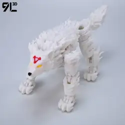 Shapeshift Anime Action Figures Set: Dynamic Movable Mannequin Toys (Shiroi Dog)