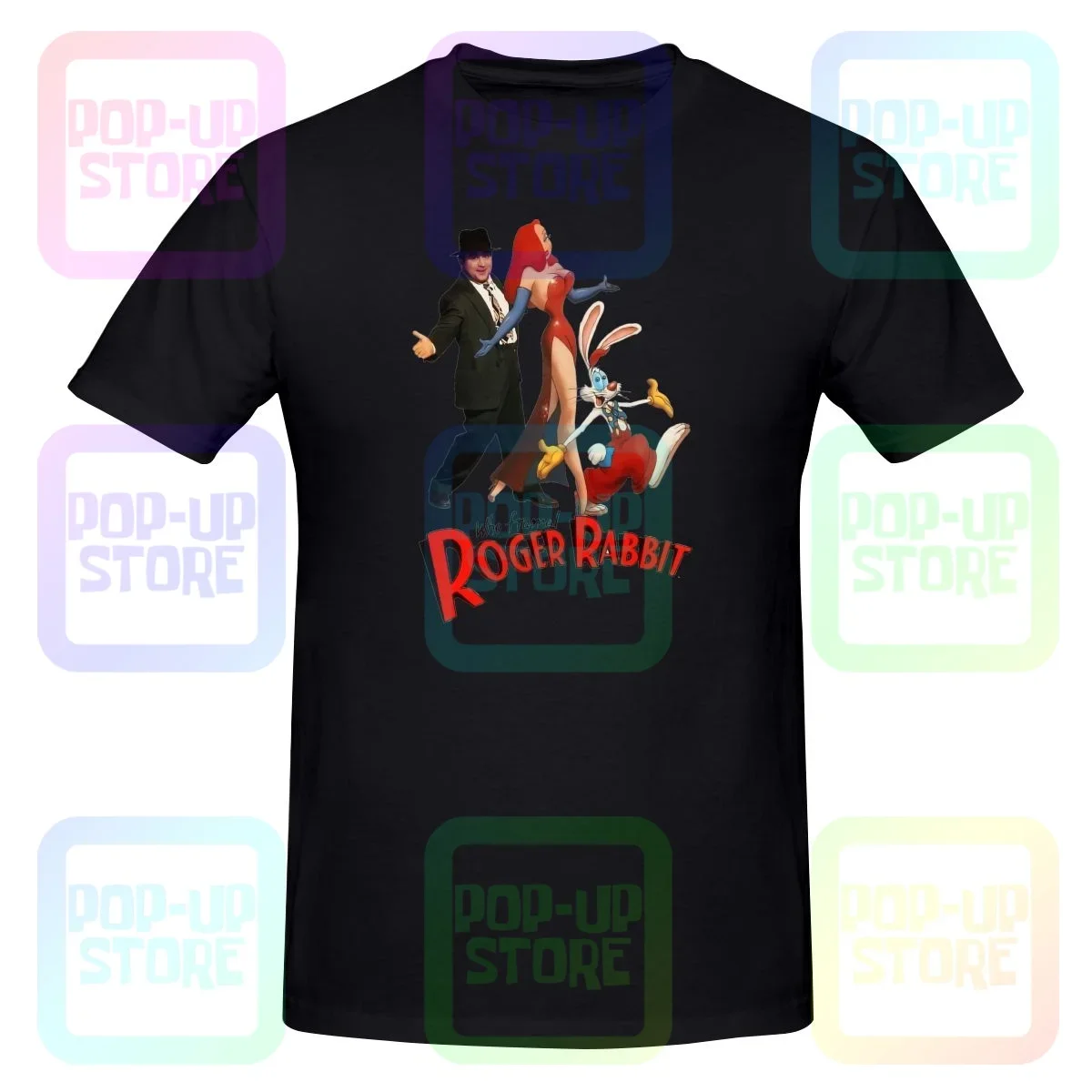 Chi Ha Incorniciato Roger Rabbit V2 Zemeckis Movie Poster Shirt T-Shirt Tee Cute Print Fashion Migliore Qualità