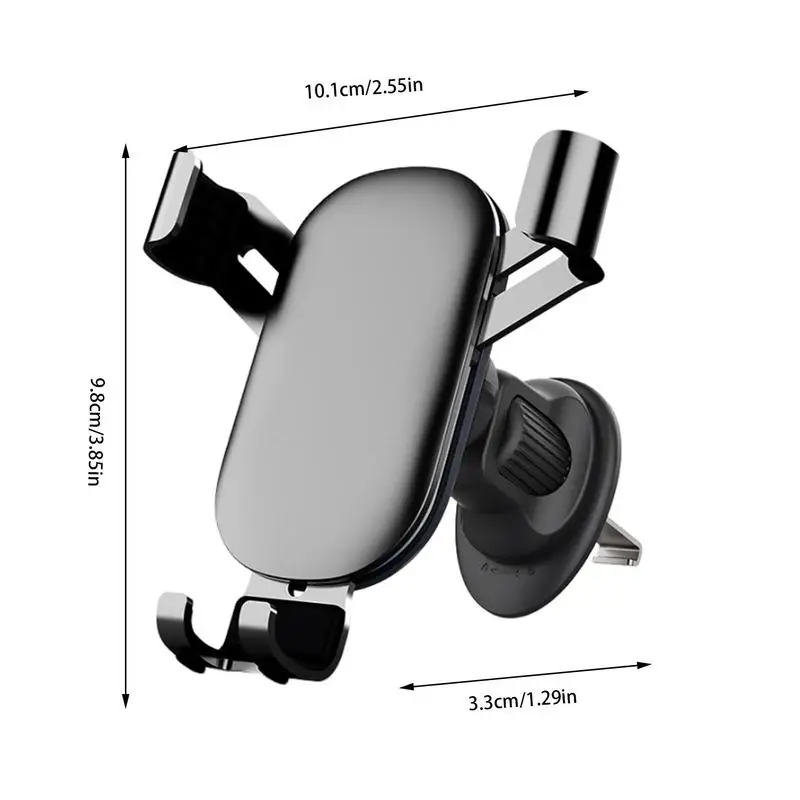 Hands Free Air Vent Phone Holders Anti-Slip Secure Grip Cell Phone Automobile Cradles Phone Holder Secure Driving Automobile
