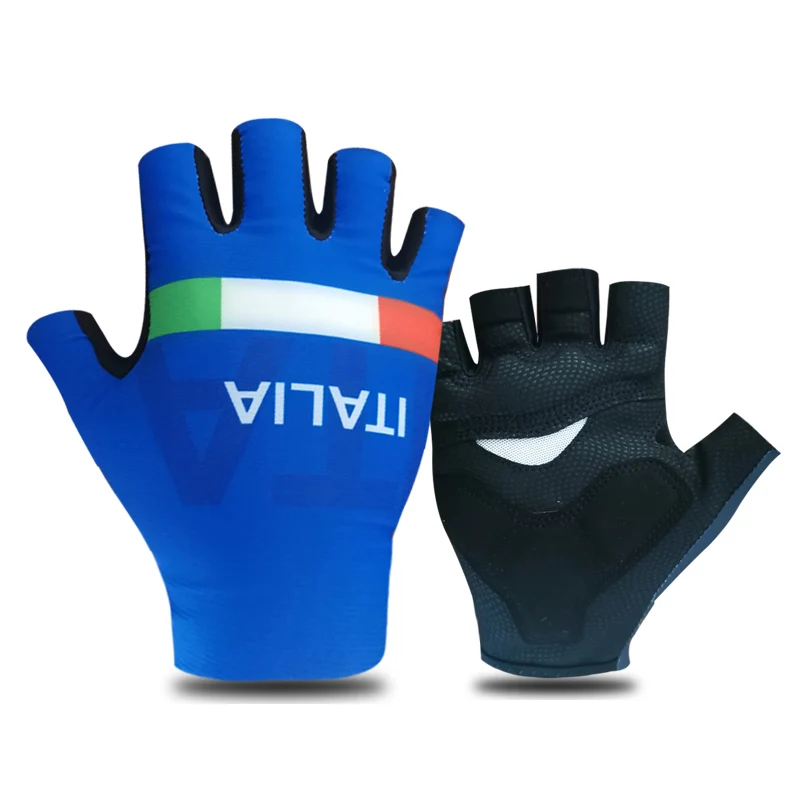 Pro Team Breathable Half Finger Cycling Gloves – Anti-Slip Sports Gloves