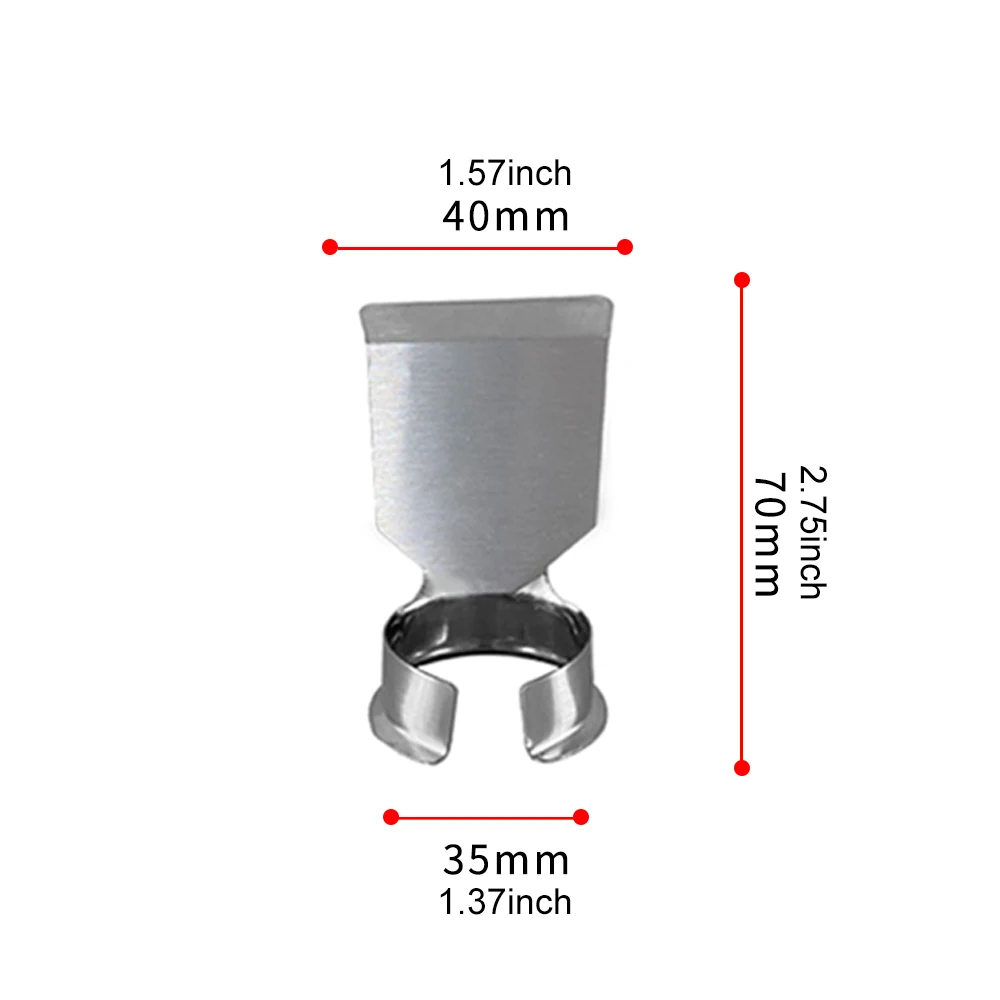 Heat gun nozzles hot air gun nozzles for building hair dryers spoon reflector scraper cone glass protection nozzle 35mm diameter